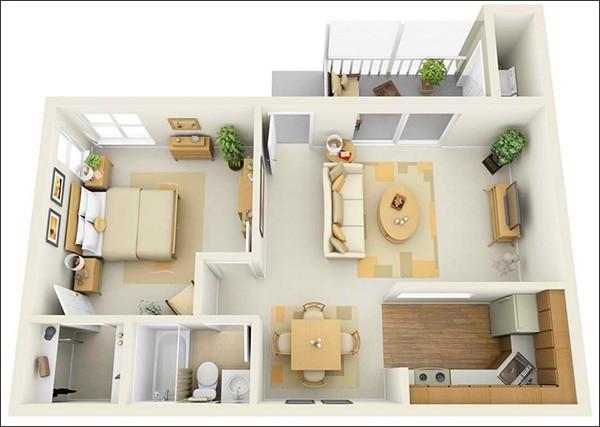 Những giải pháp khi thiết kế nội thất cho chung cư nhỏ