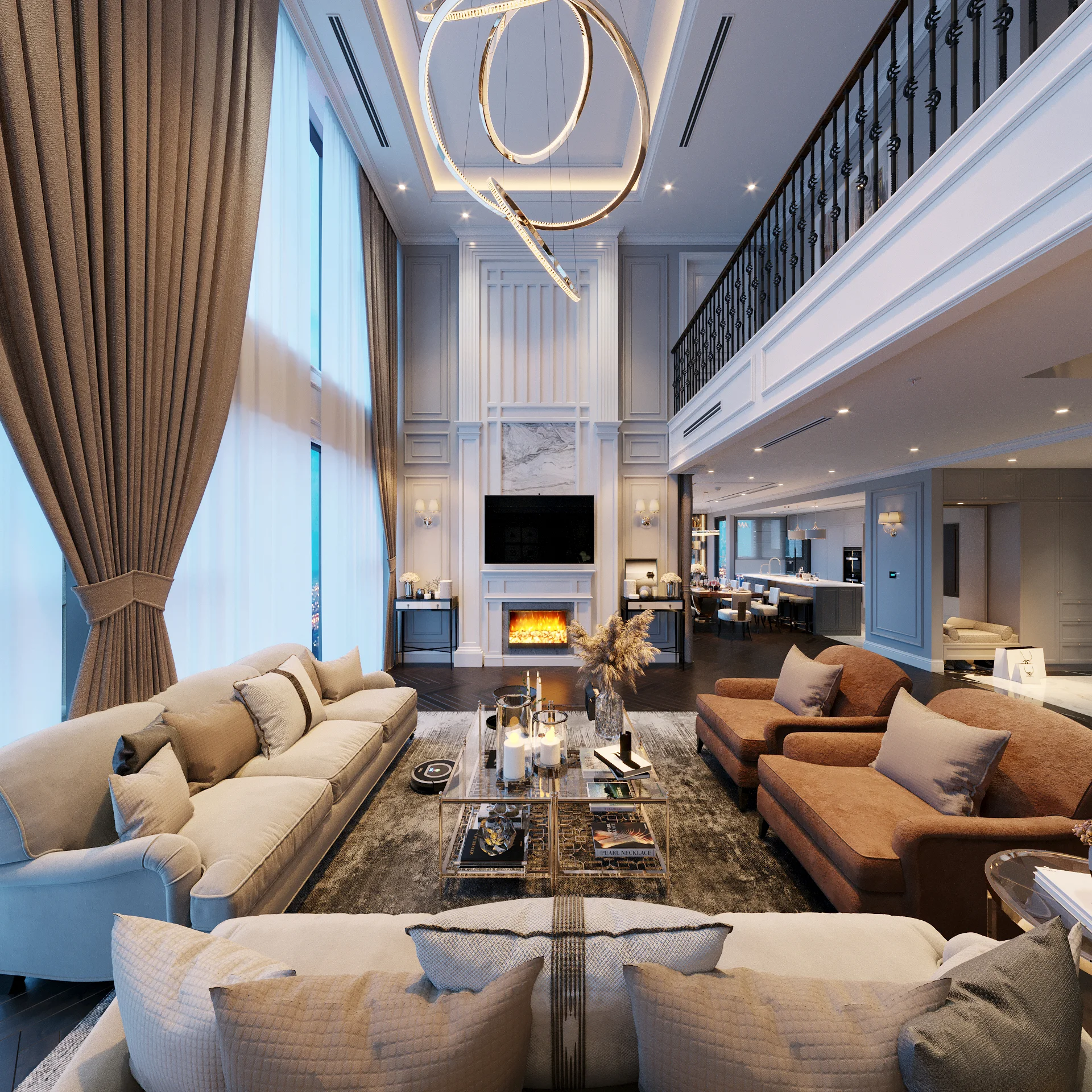 Căn hộ penthouse
phóng khoáng và tinh tế